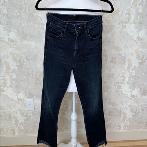 MOTHER The Insider Crop Step Fray Jeans